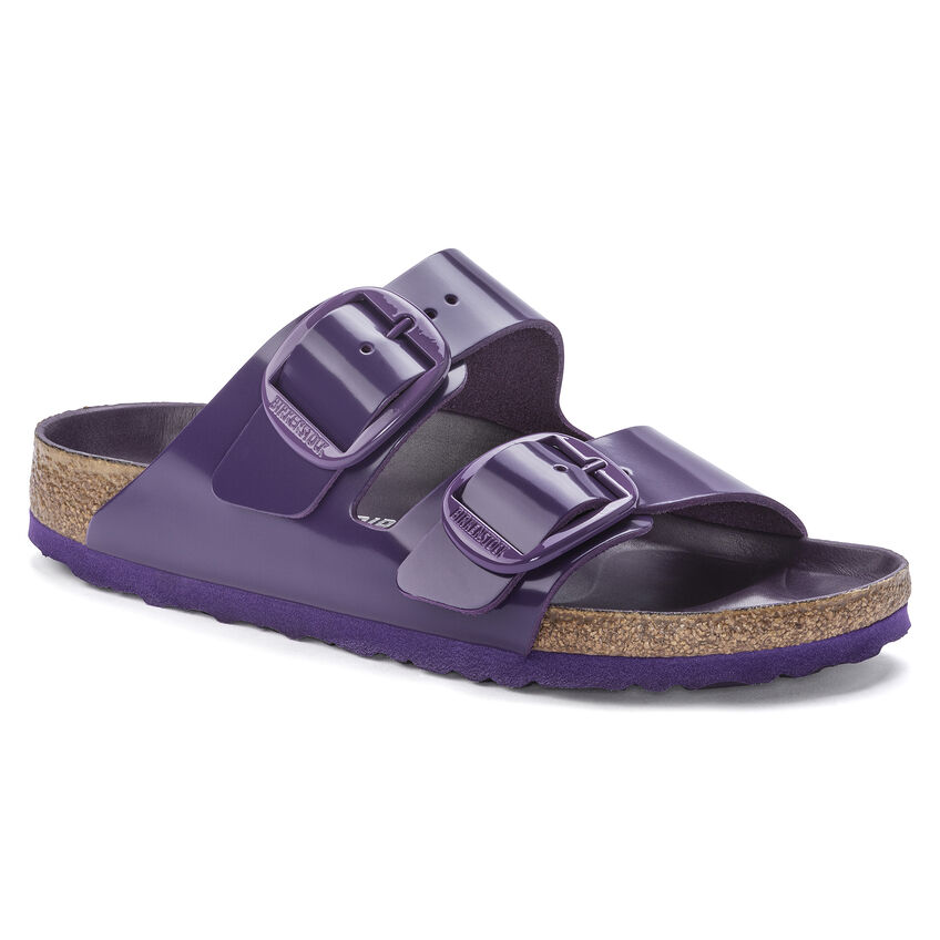 Arizona Big Buckle Natural Leather Patent B-51423