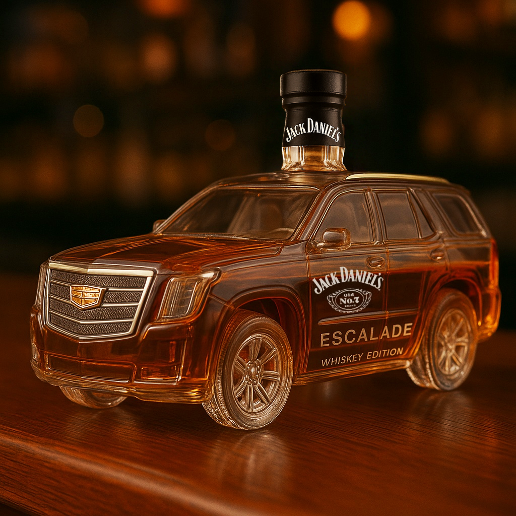 Cadillac Escalade Whiskey Bottle