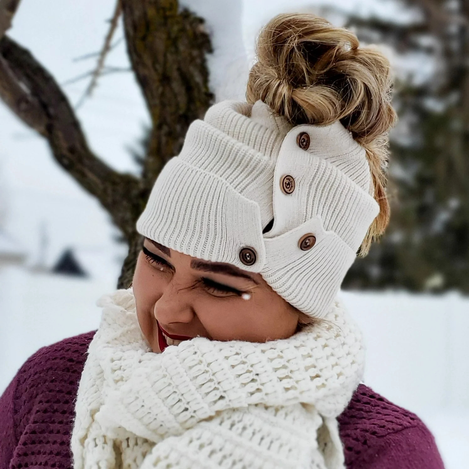 🔥Black Friday Flash Sale - 49% OFF🔥Button Up Beanie🔥BUY 2 FREE SHIPPING