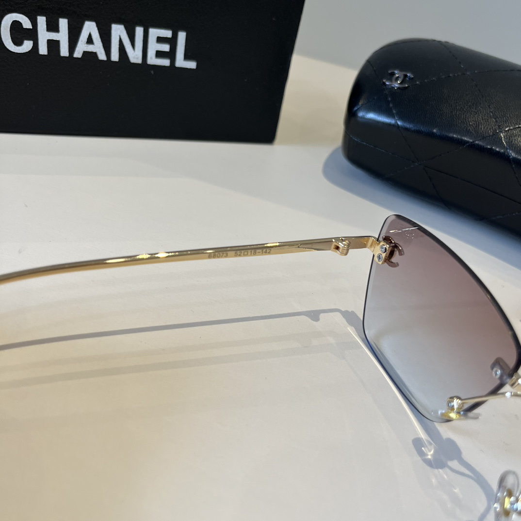 Chanel rimless sunglasses