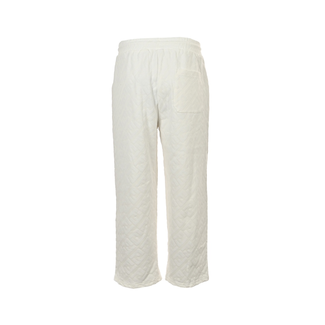 Fendi 24Fw FF flocked all-over print trousers