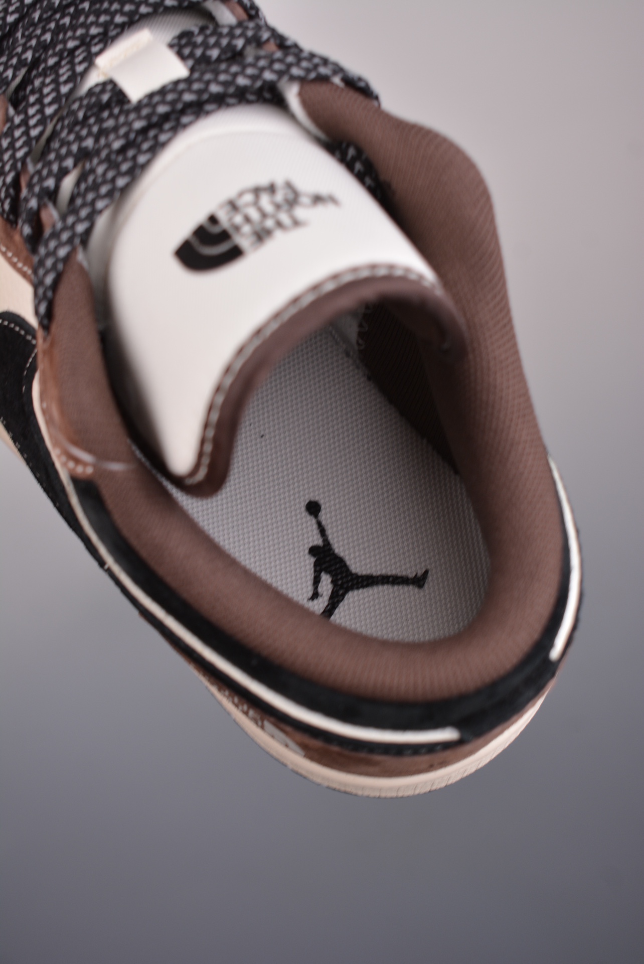 The North Face x Travis Scott x Nike Air Jordan 1 Low OG SP Brown Black Off-White XS6086-004