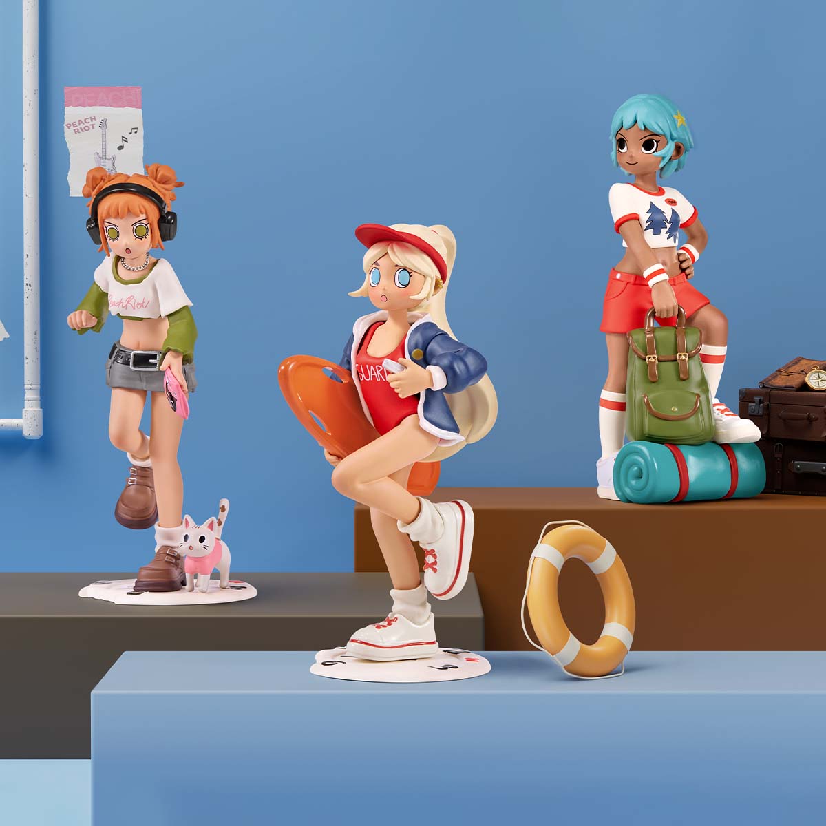 Peach Riot Rush Hour Series Figures
