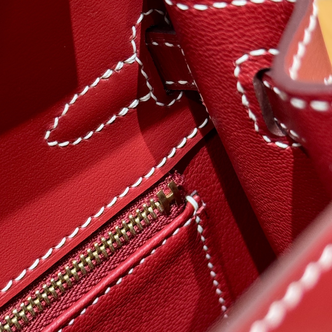Hermès Kelly 5xRouge piment Handbag (Handmade to order)