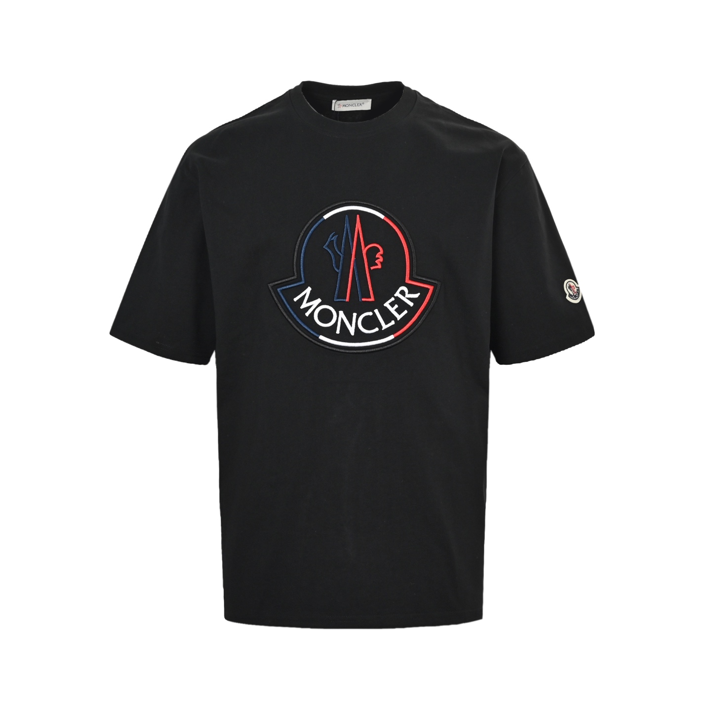 Moncler 25ss embroidered large logo short sleeve