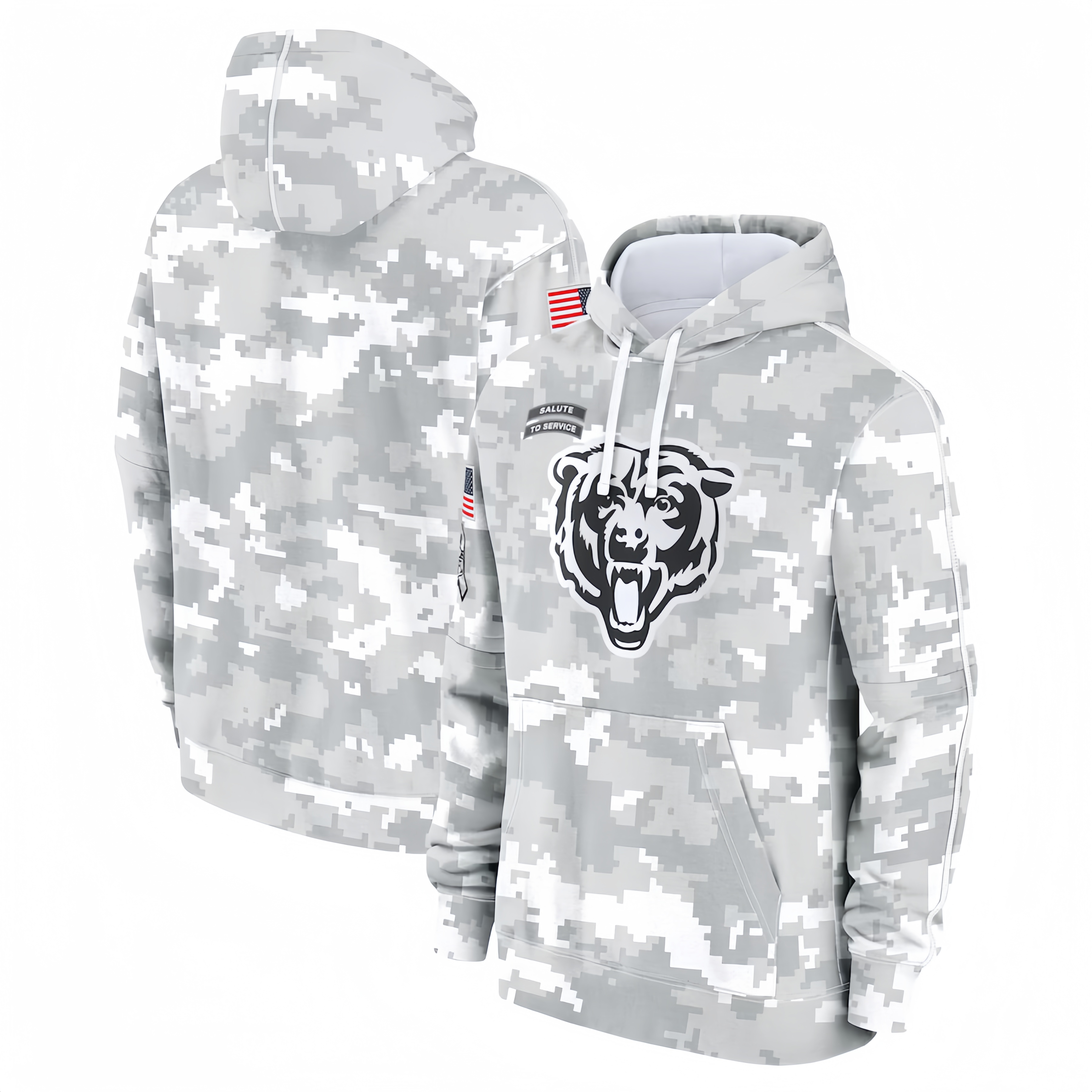 CHICAGO BEARS HEAVYWEIGHT HOODIE VETERAN01