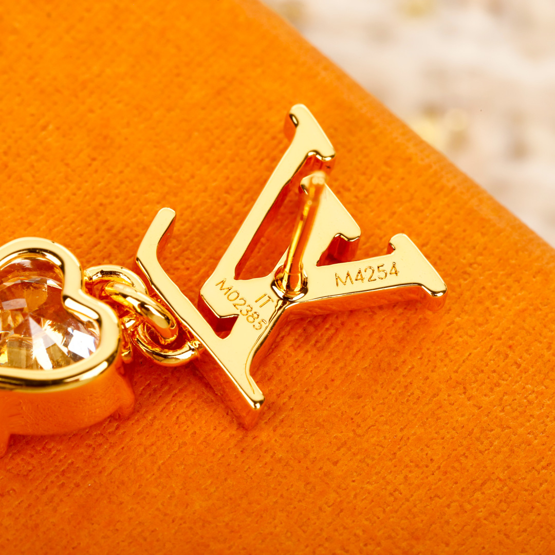 Louis Vuitton Heart Shaped Earrings
