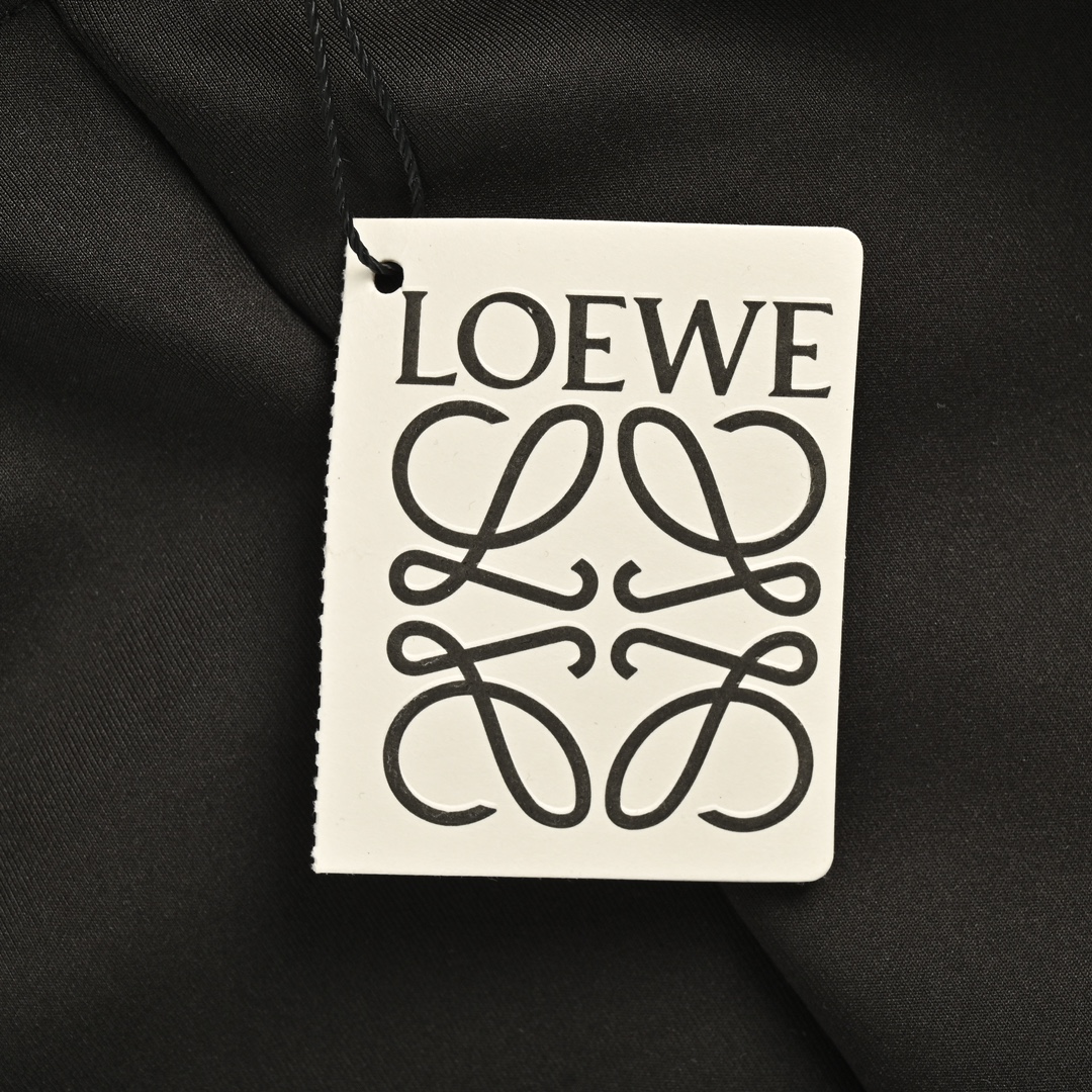 Loewe 24Fw embroidered logo side webbing trousers