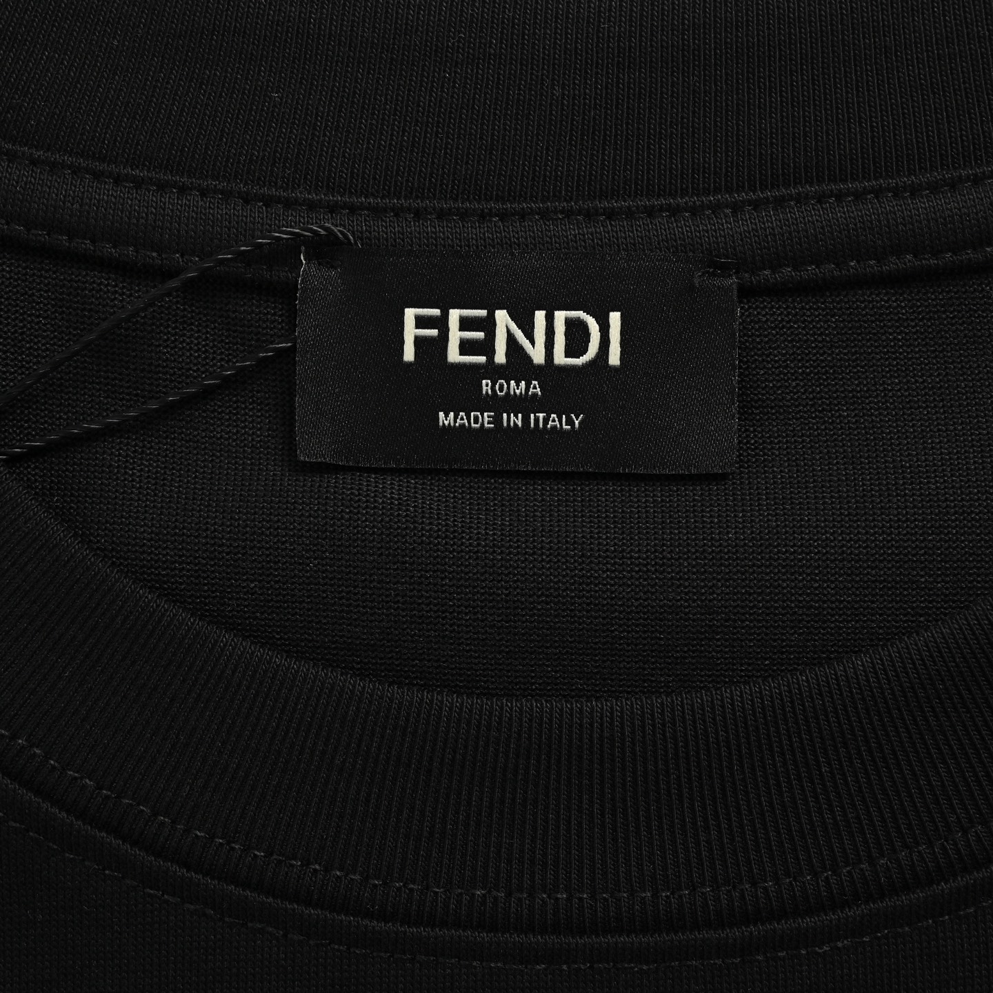 Fendi 25ss large letter logo print short sleeve