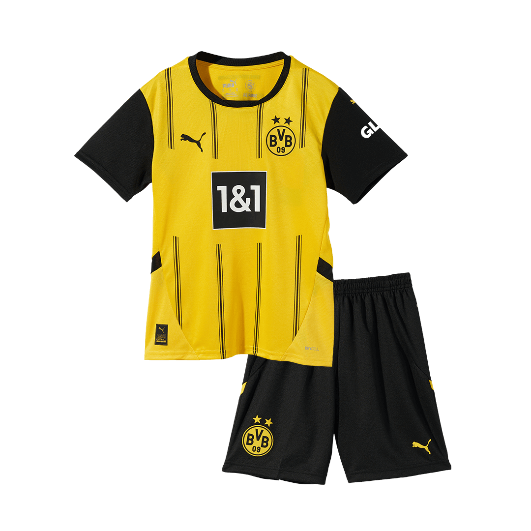 Borussia Dortmund Kids' Home Football Kits 2024/25