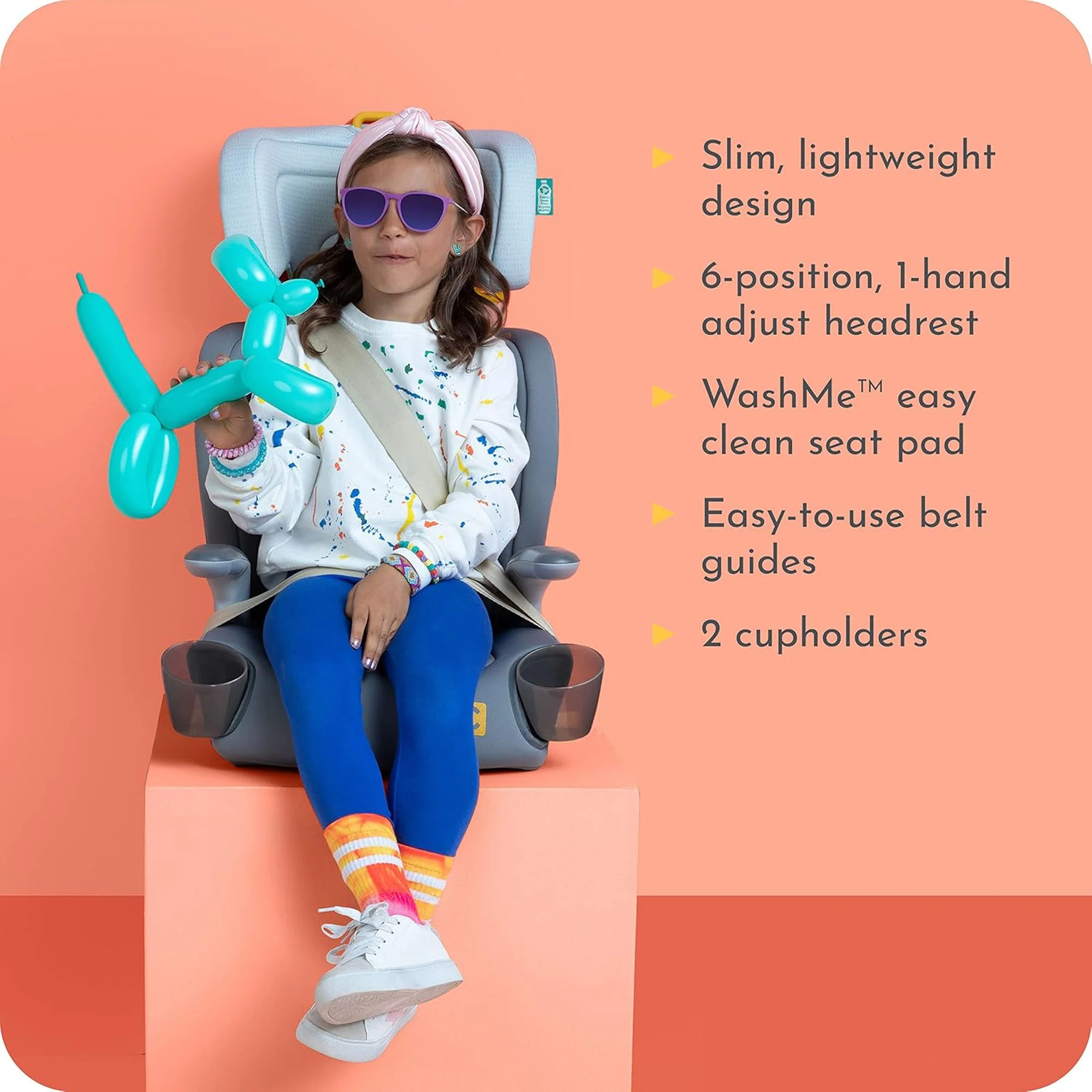 Century Boost On 2-in-1 Booster Seat For Kids, 20x18.5x31 inches