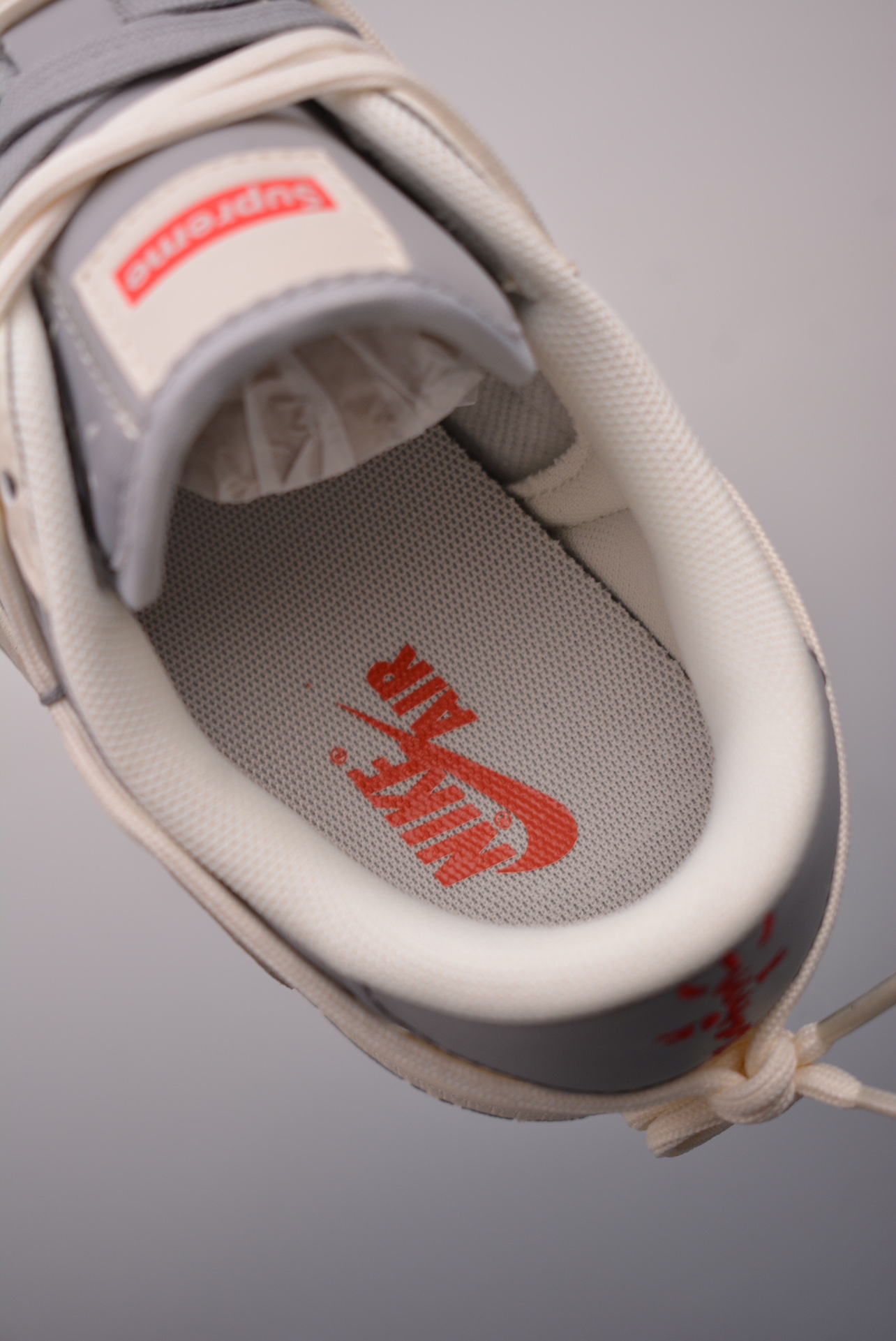 Supreme x Travis Scott x Nike Air Jordan 1 Low OG SP Beige Light Grey SJ0086-137
