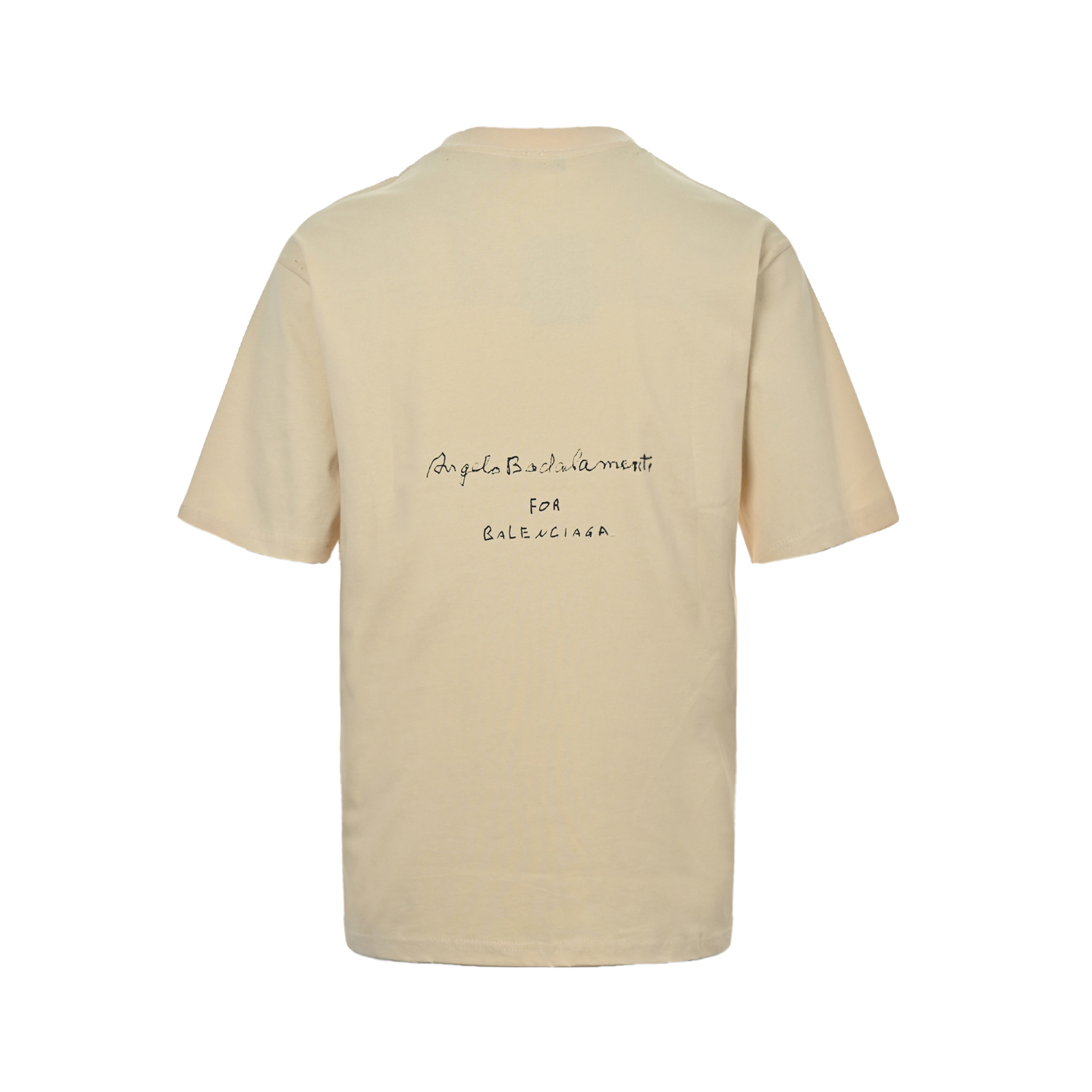 Balenciaga Short sleeves with front and back notes printed