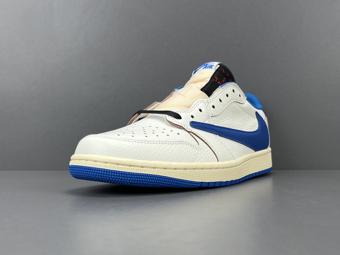 fragment design x Travis Scott x Air Jordan 1 Low OG SP AJ1 TS joint Fujiwara Hiroshi lightning hook 2.0 DM7866-104