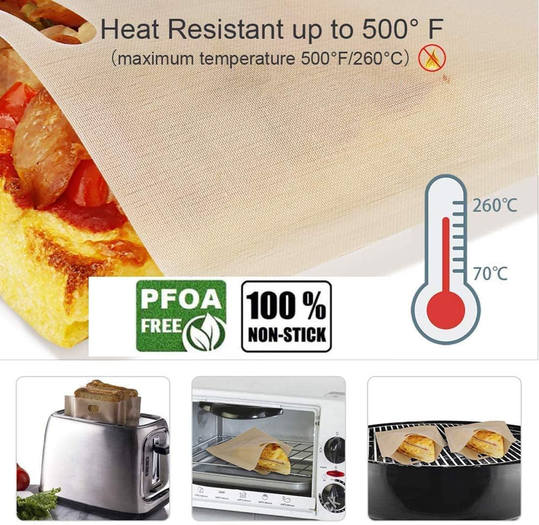 (🔥Last Day Promotion-SAVE 50% OFF)🍞🥪Reusable Non Stick Toaster Bags-BUY MORE GET MORE FREE