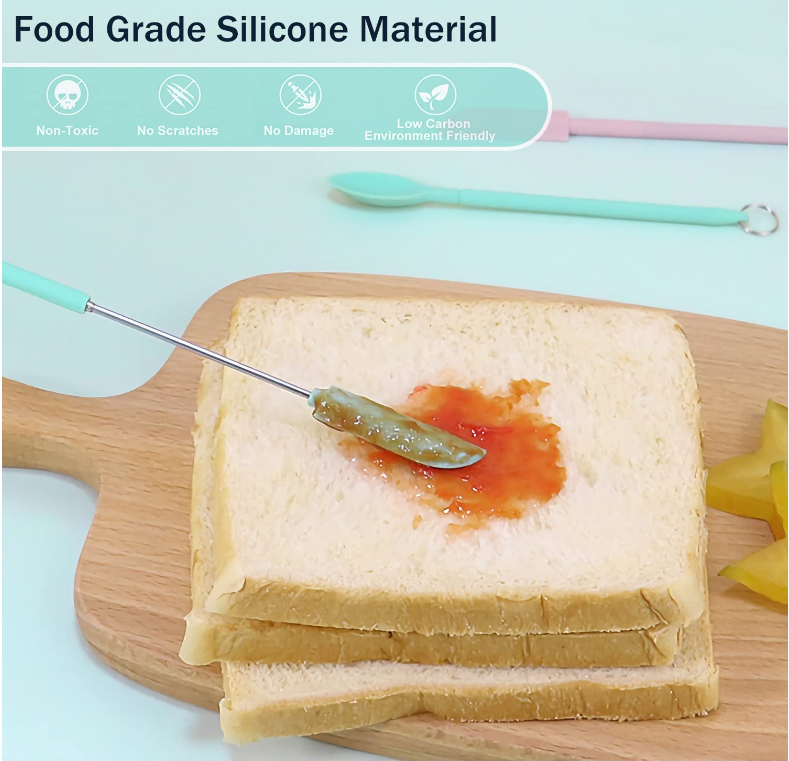 Mini Silicone Telescopic Spatula And Scraper-BUY 3 GET 2 FREE & FREE SHIPPING