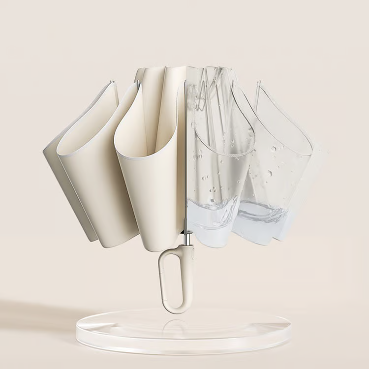 ☂️☂️Buckle umbrella, reflective safety strip, sturdy and windproof, travel-friendly