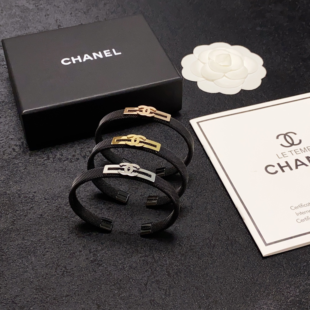 Chanel carbon black bracelet