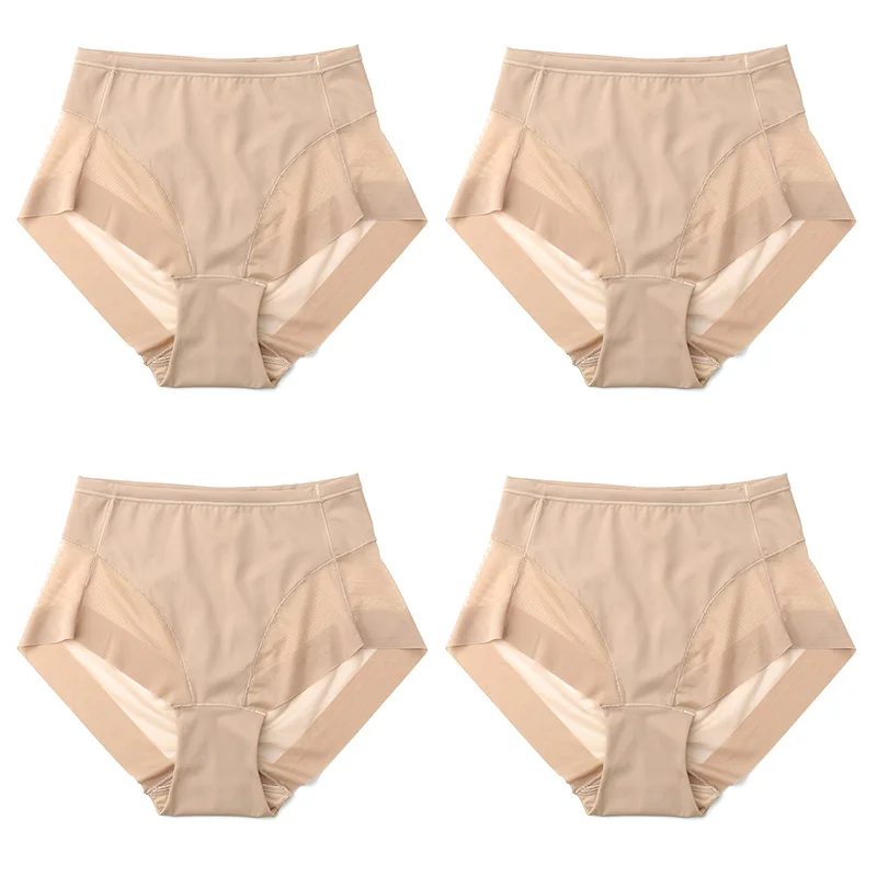 💥Today's Promotion-[SAVE 50% OFF]--High Waist Leak proof Ice Silk Seamless Shaping Briefs(2PCS/SET)--BUY 2 GET 10% OFF & FREE SHIPPING