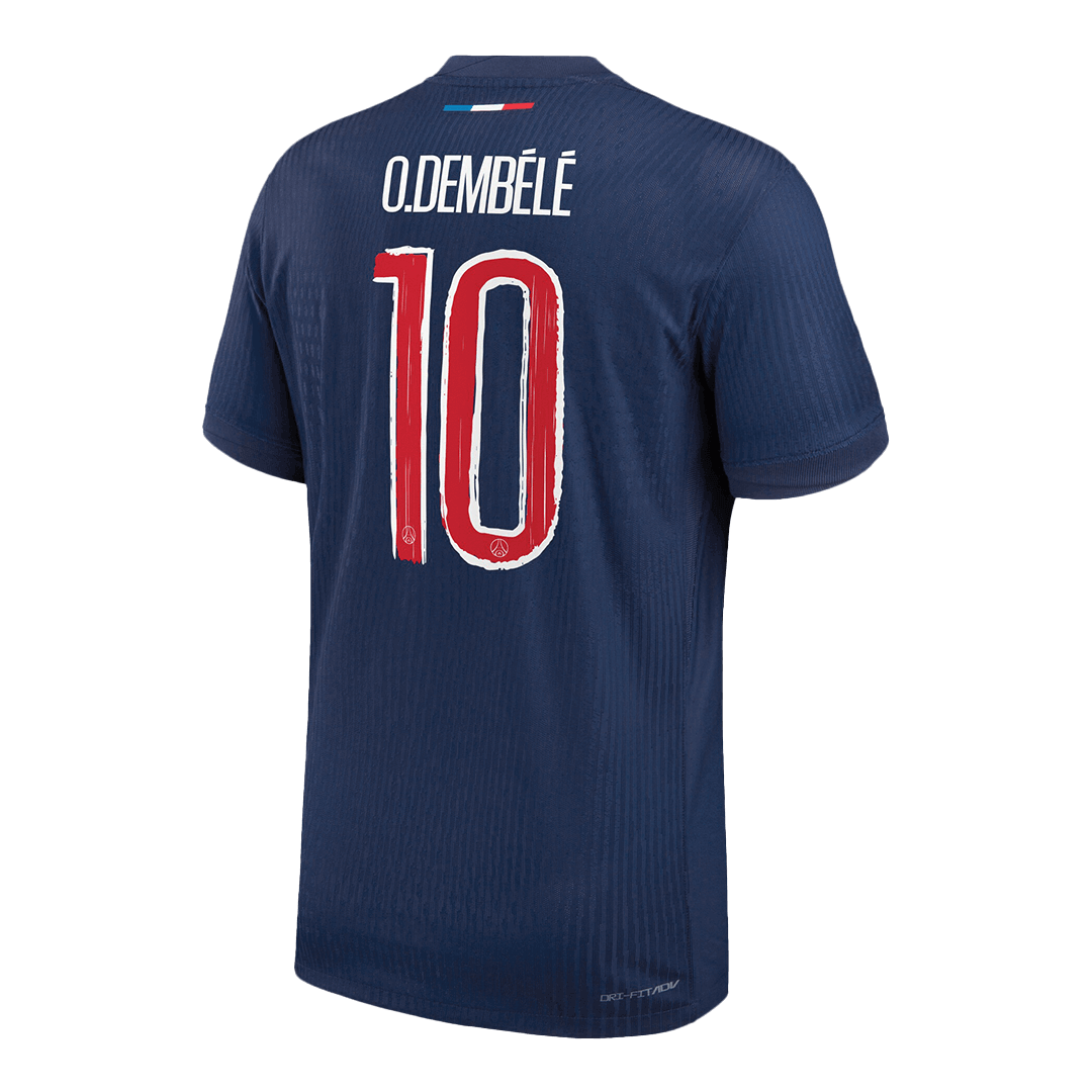 Authentic football shirt O.DEMBELE #10 PSG Home 2024/25 - UCL