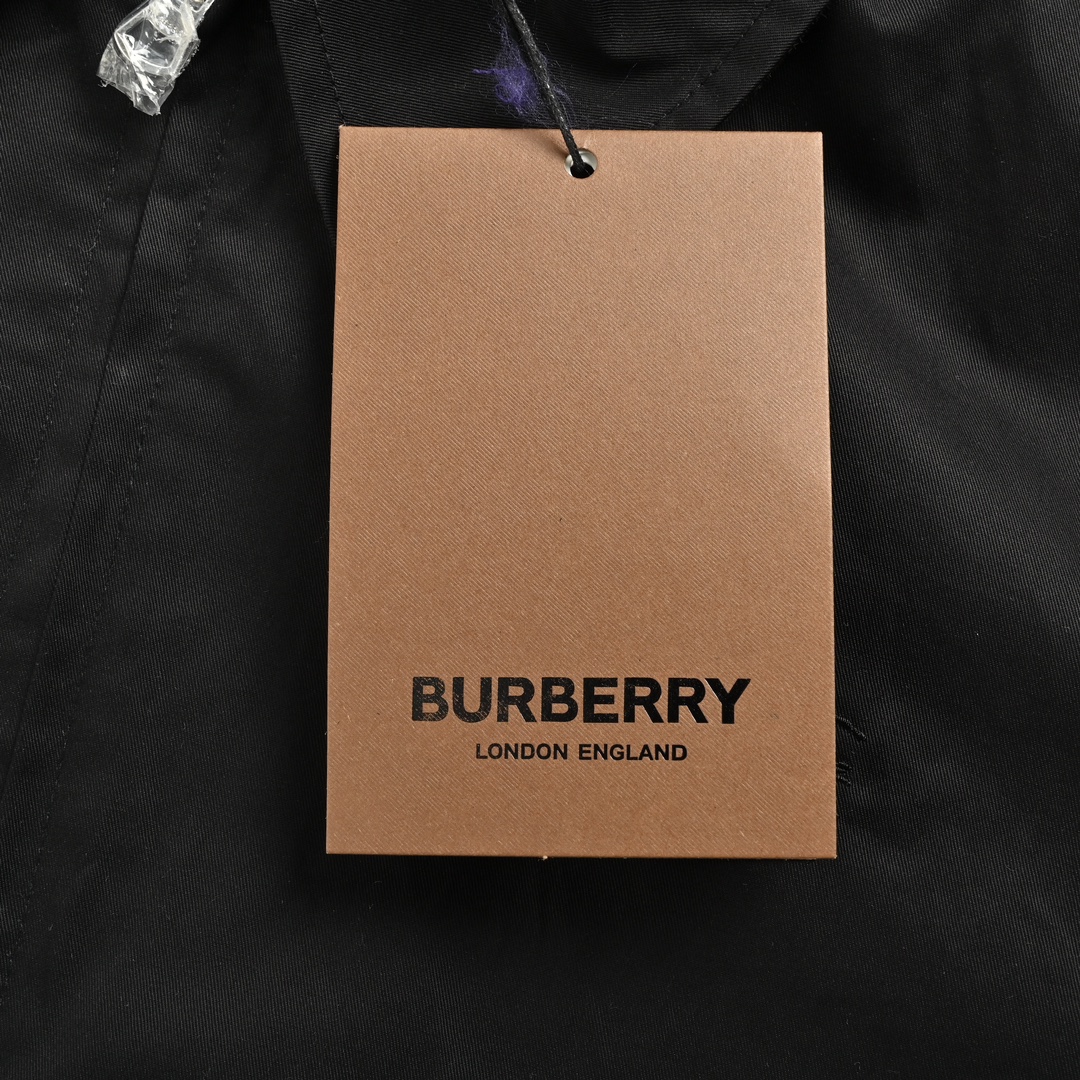 Burberry 24Fw warhorse embroidered lined check jacket