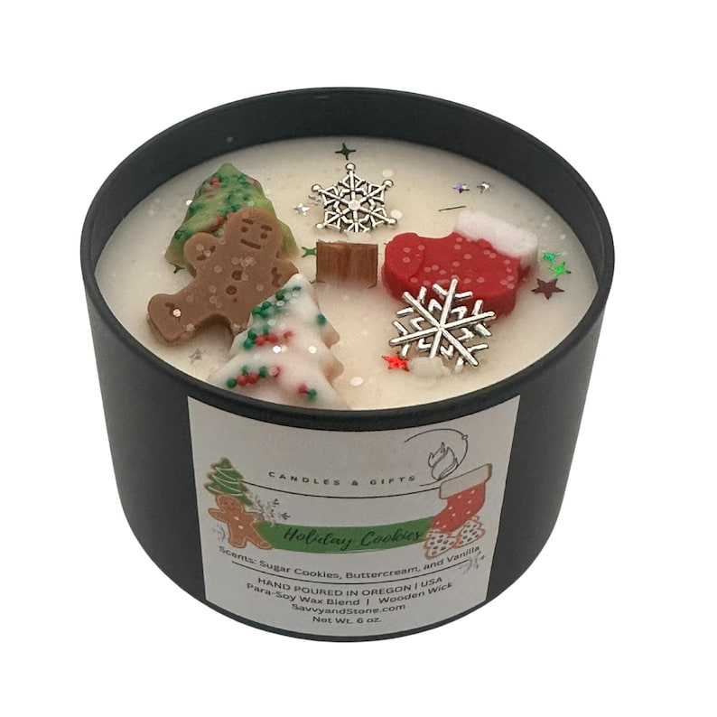 Holiday Cookies Christmas candle