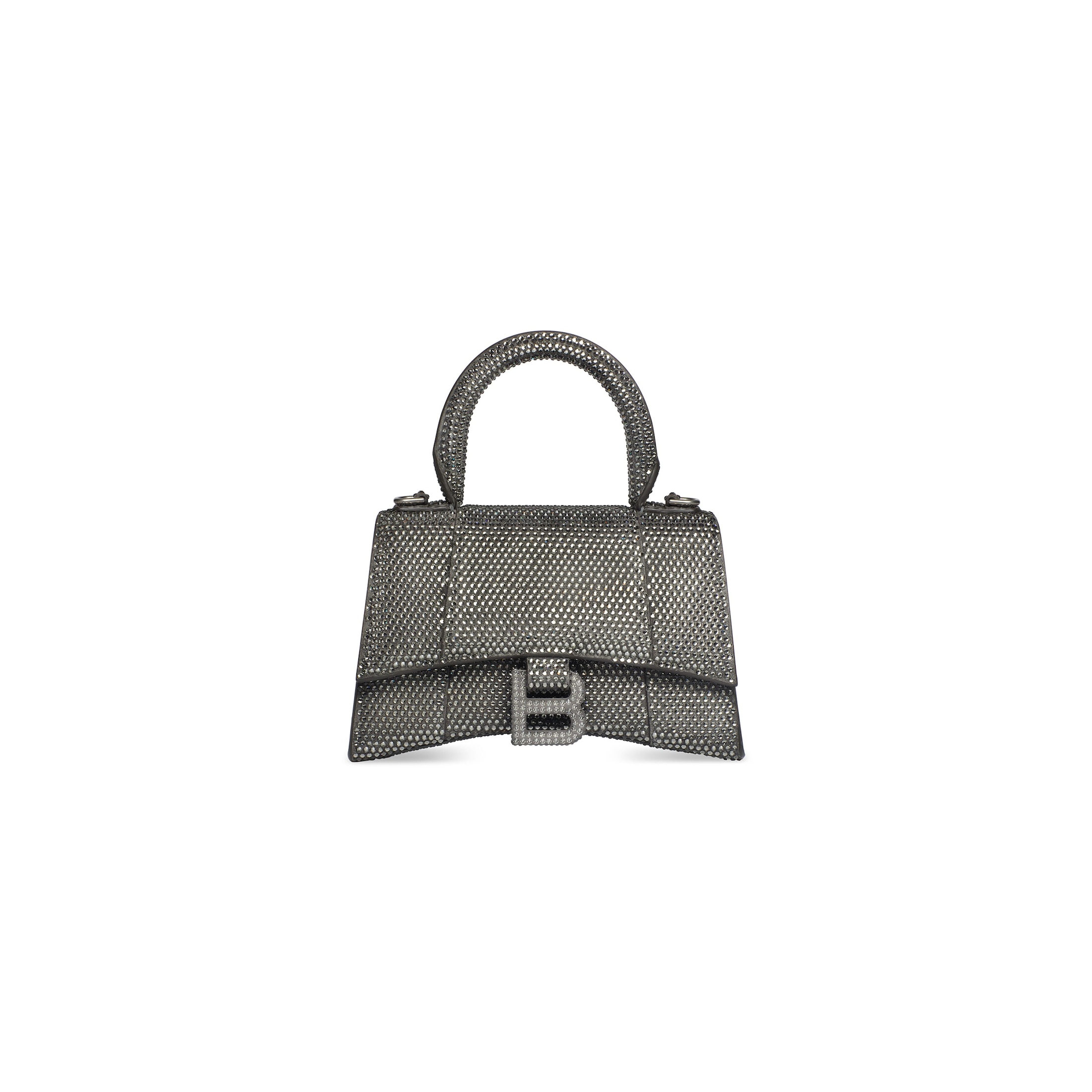 Balenciaga Hourglass Handbag Xs With Rhinestones59283328D0Y1272