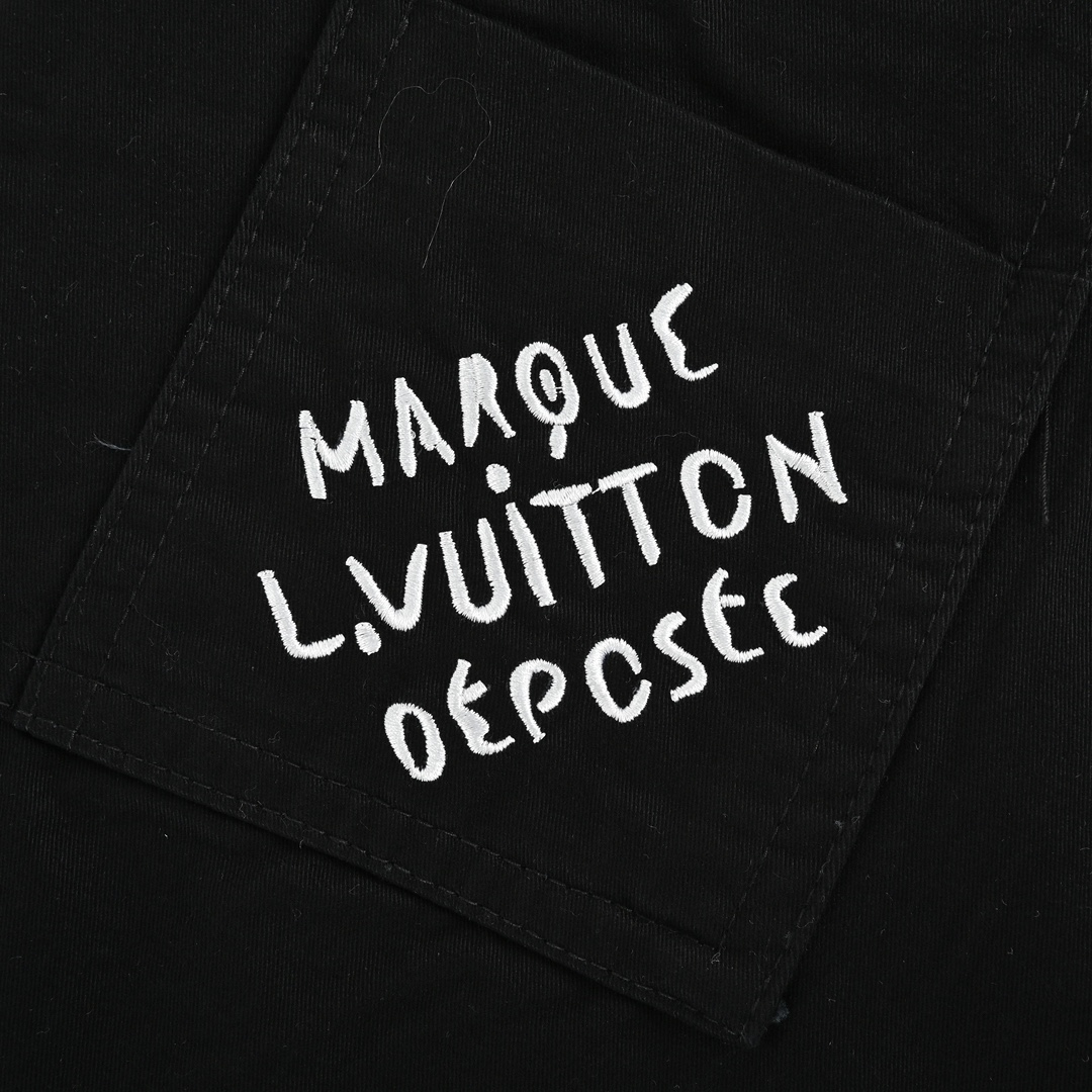 Louis Vuitton 24Fw Pocket Embroidered Label Cargo Pants