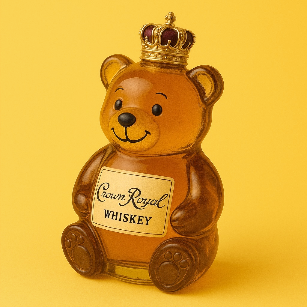 Bear Whiskey Bottle