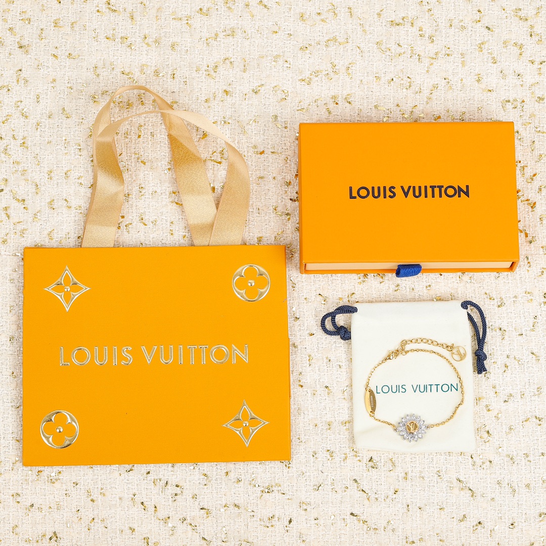 Louis Vuitton Flower Marquise Diamond Bracelet