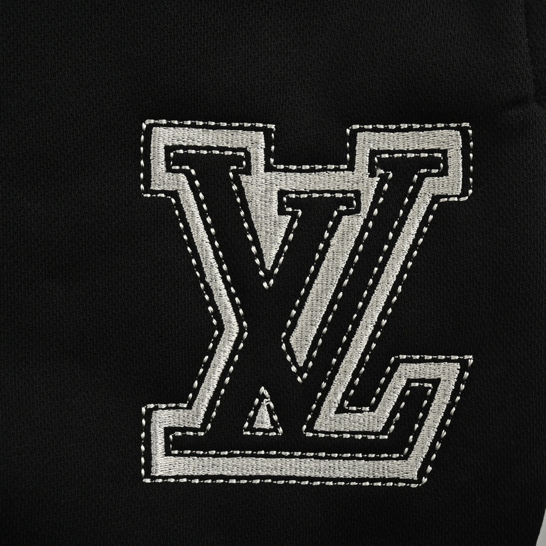 Louis Vuitton 24Fw embroidered logo fleece trousers