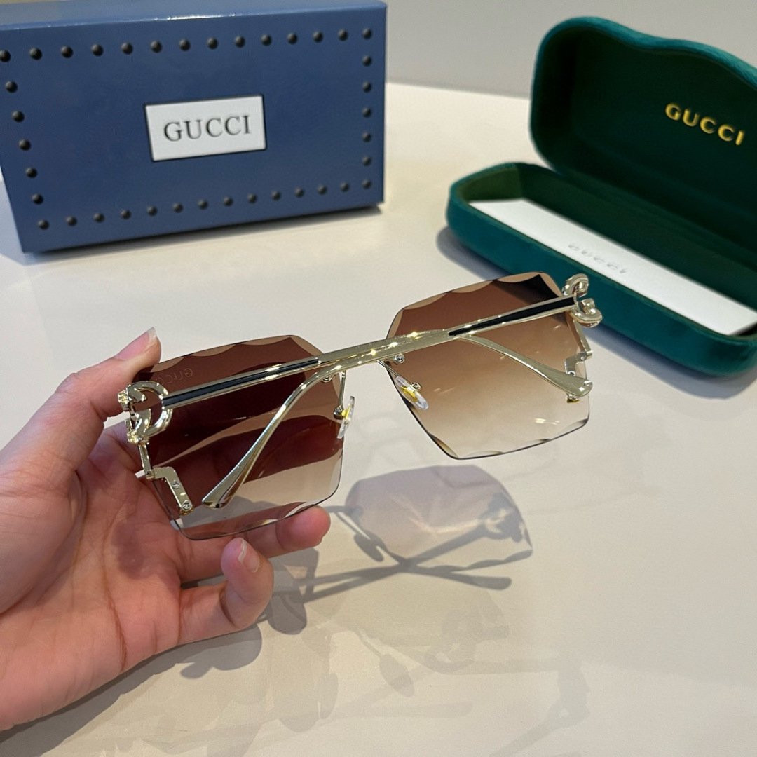 Gucci rimless sunglasses