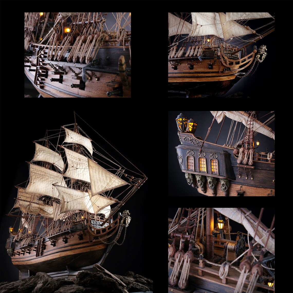 Black Pearl Model Ship - Pirates of the Caribbean model ship