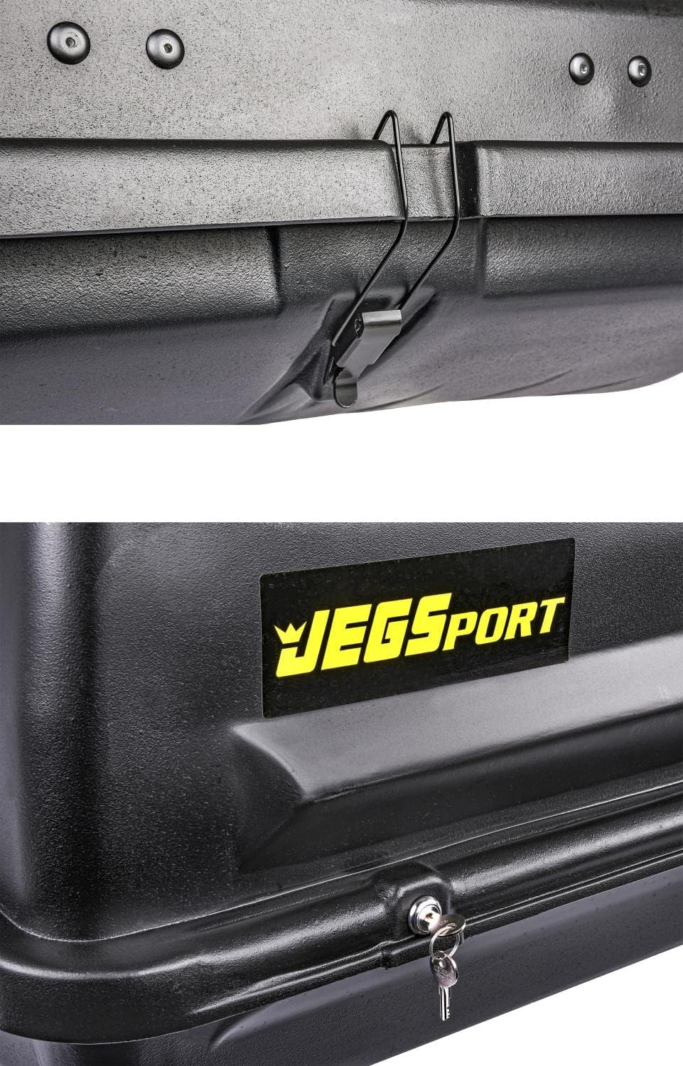 JEGS Rooftop Cargo Carrier for Car Storage 18 Cubic Ft 110 Lb Capaci