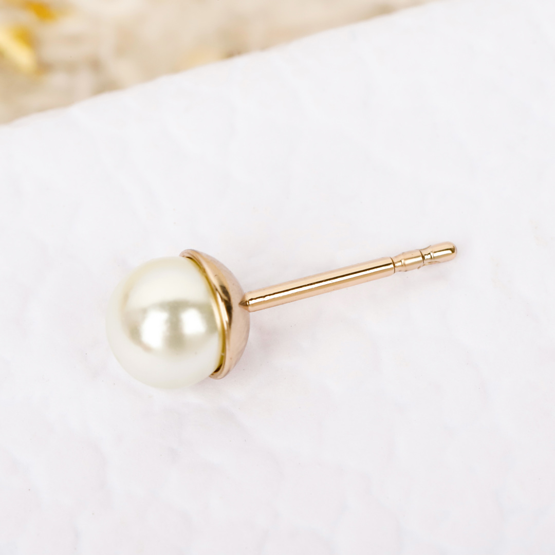 Dior Pentagram Pearl Earrings