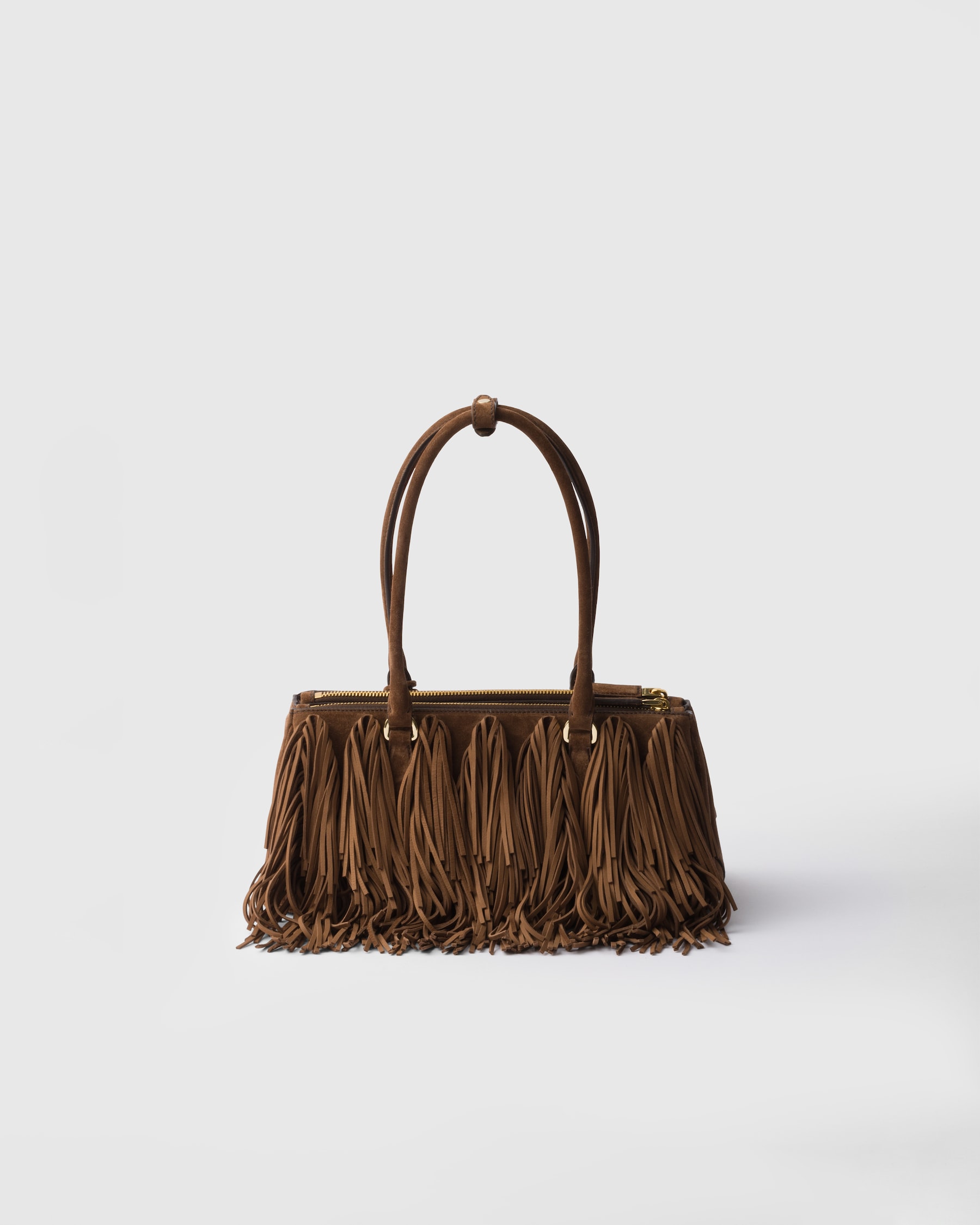 Prada Galleria medium suede bag with fringe1BA457_2C4S_F0324_V_YOF