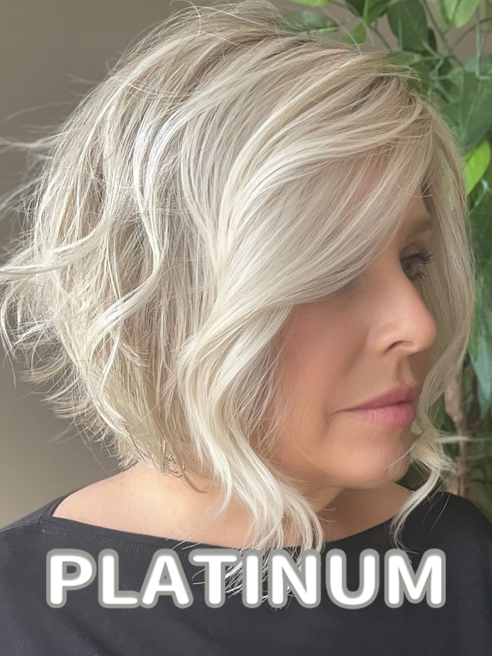 Shoulder-Length Wavy Wig With Soft Layers