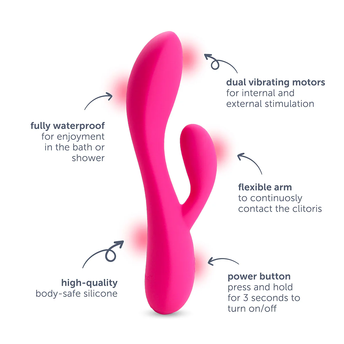 Dual vibrating massager