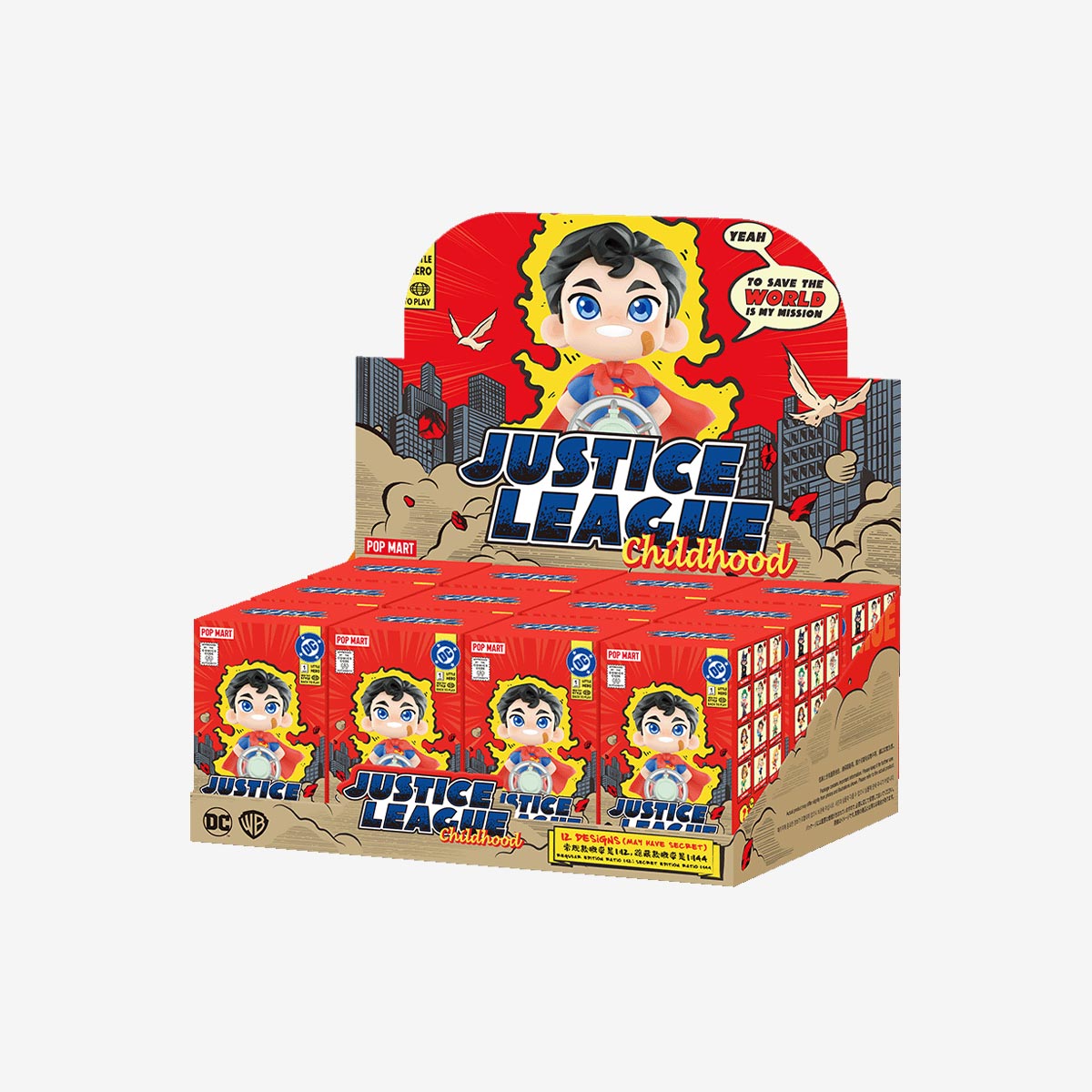 POP MART DC Justice League Childhood Series Figures [1 Blind Box]