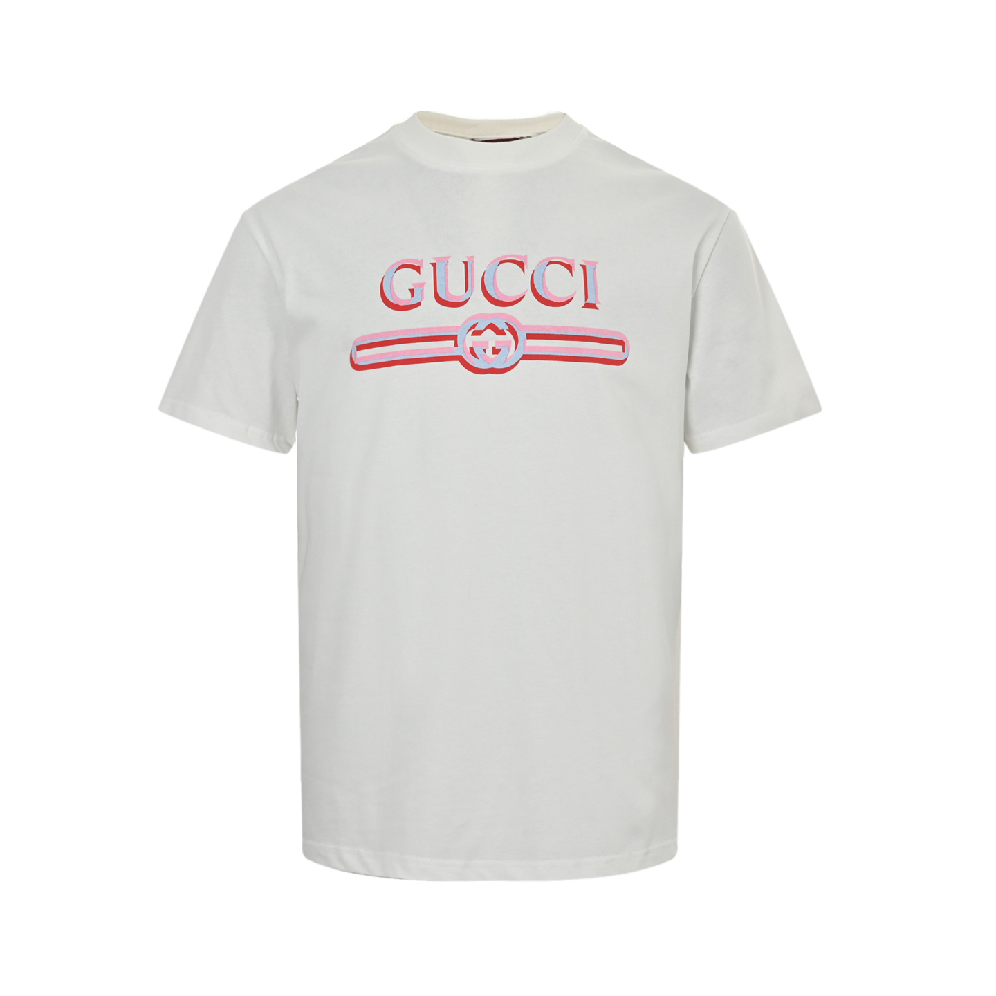 Gucci 25ss double-shadow lettering short-sleeve