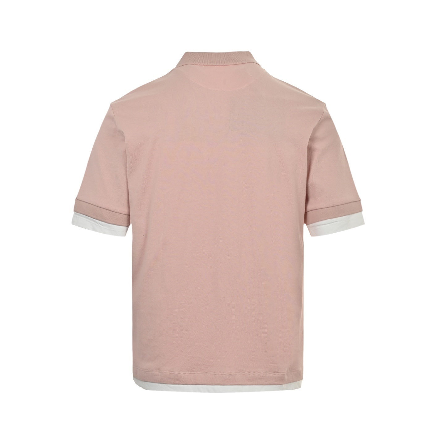 Prada 25ss jersey patch fake two-piece Polo short sleeve