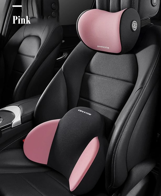 (🔥Last Day Promotion-SAVE 50% OFF)🚗Car Neck Protector Memory Foam Headrest and Lumbar Support-BUY 2 GET 10% OFF & FREE SHIPPING