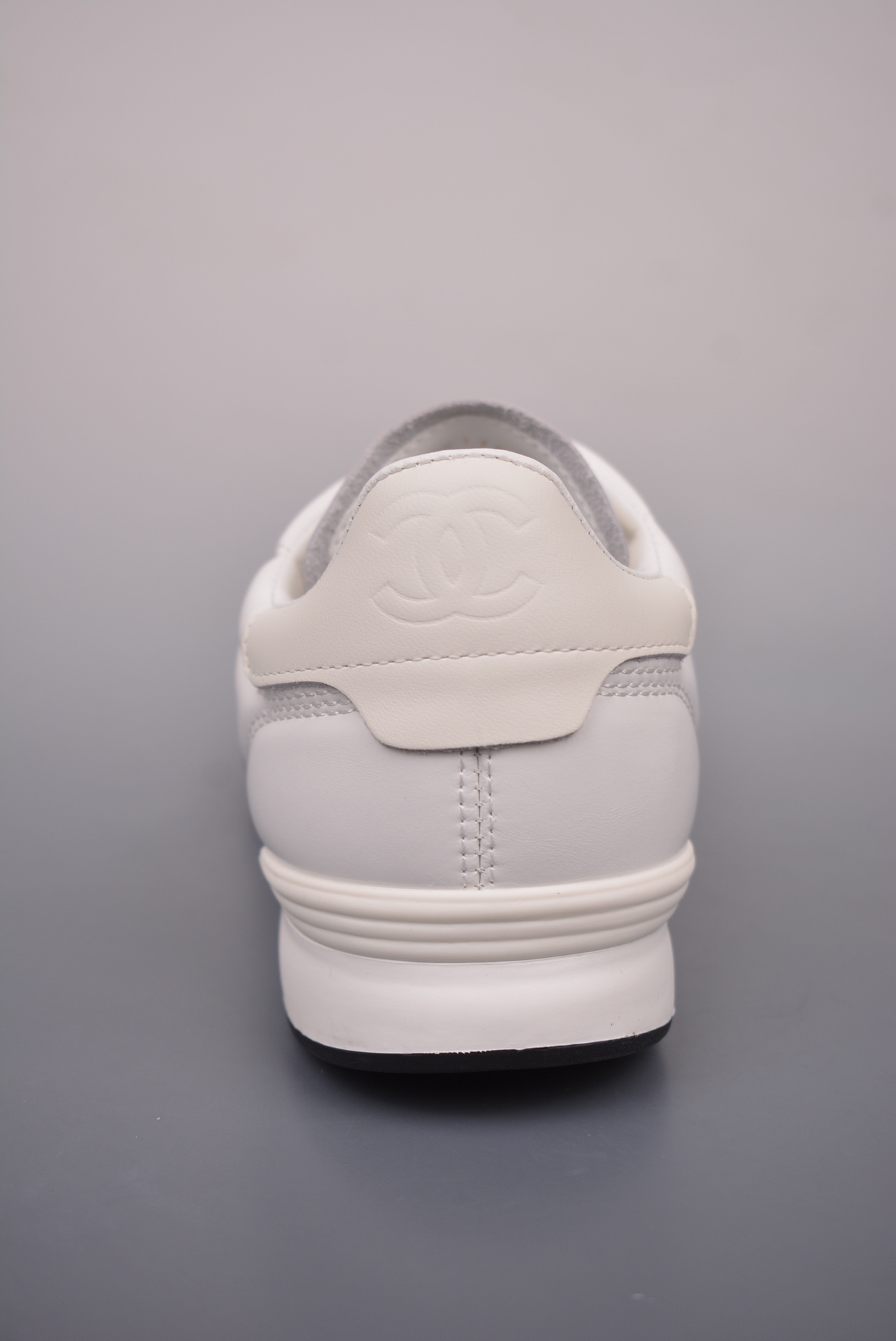 Chanel A23 CC Quilted Trainers Sneaker White