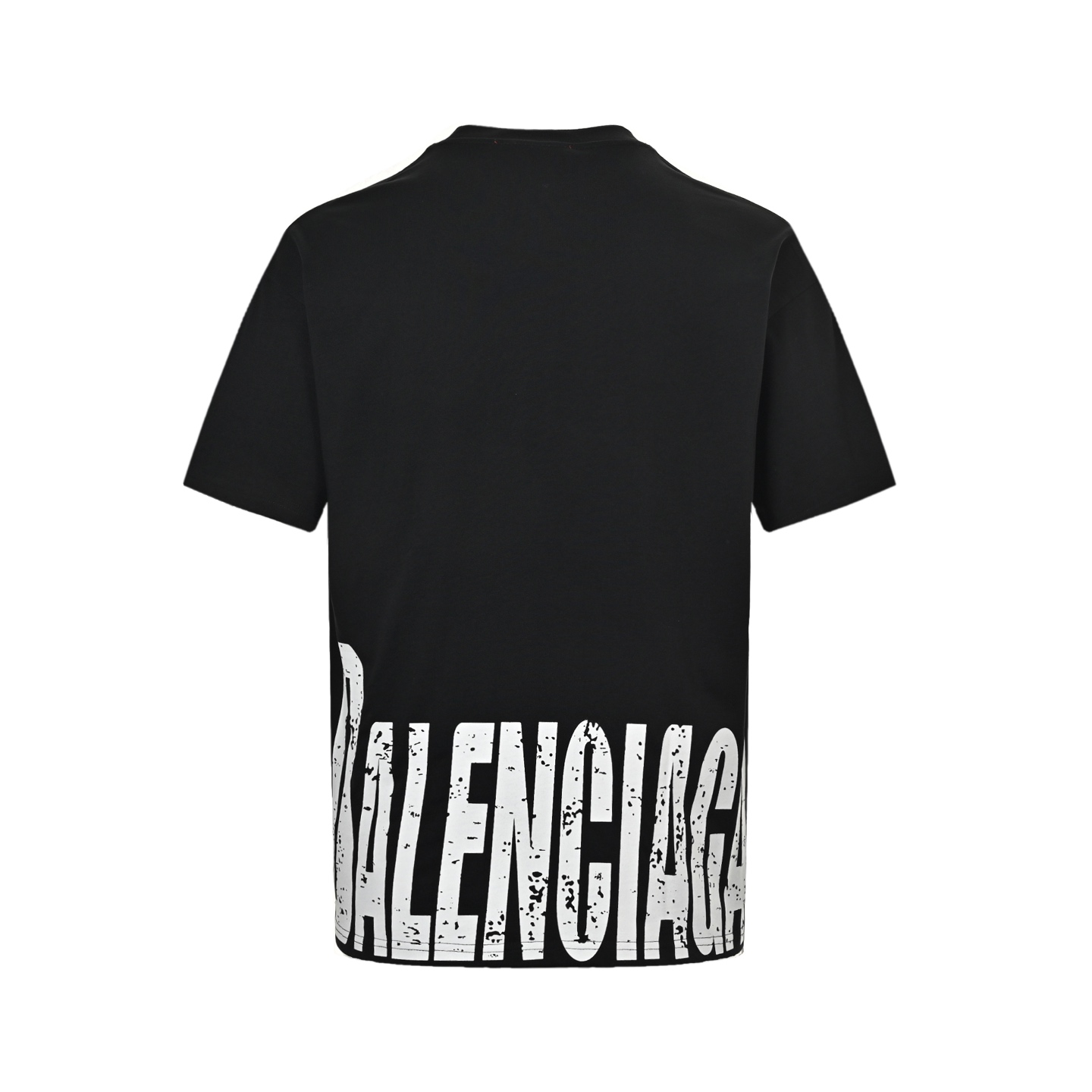 Gucci & Balenciaga mottled letter print short sleeves