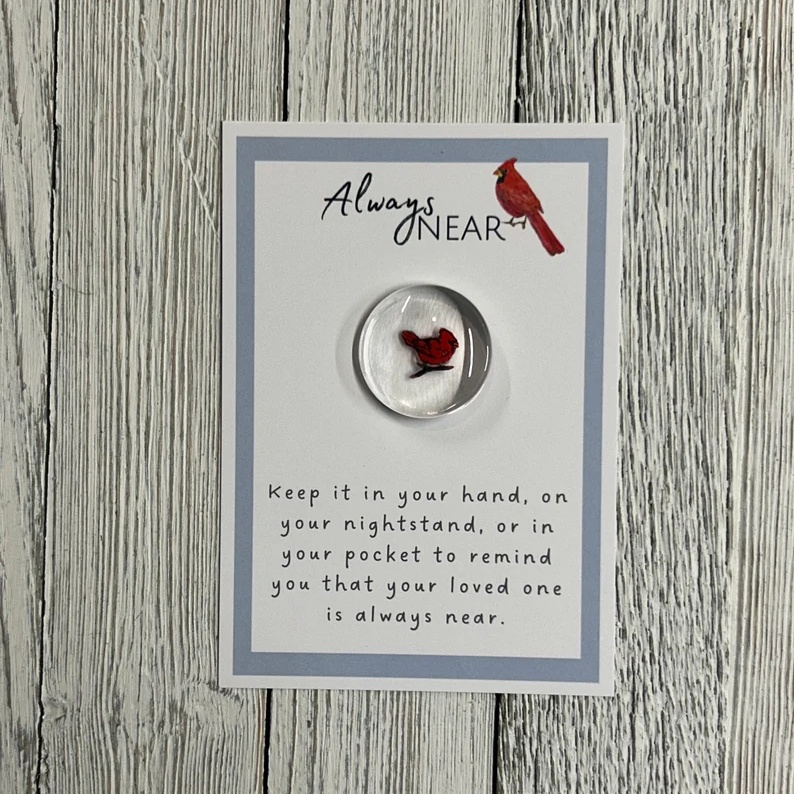 Cardinal Glass Gemstone