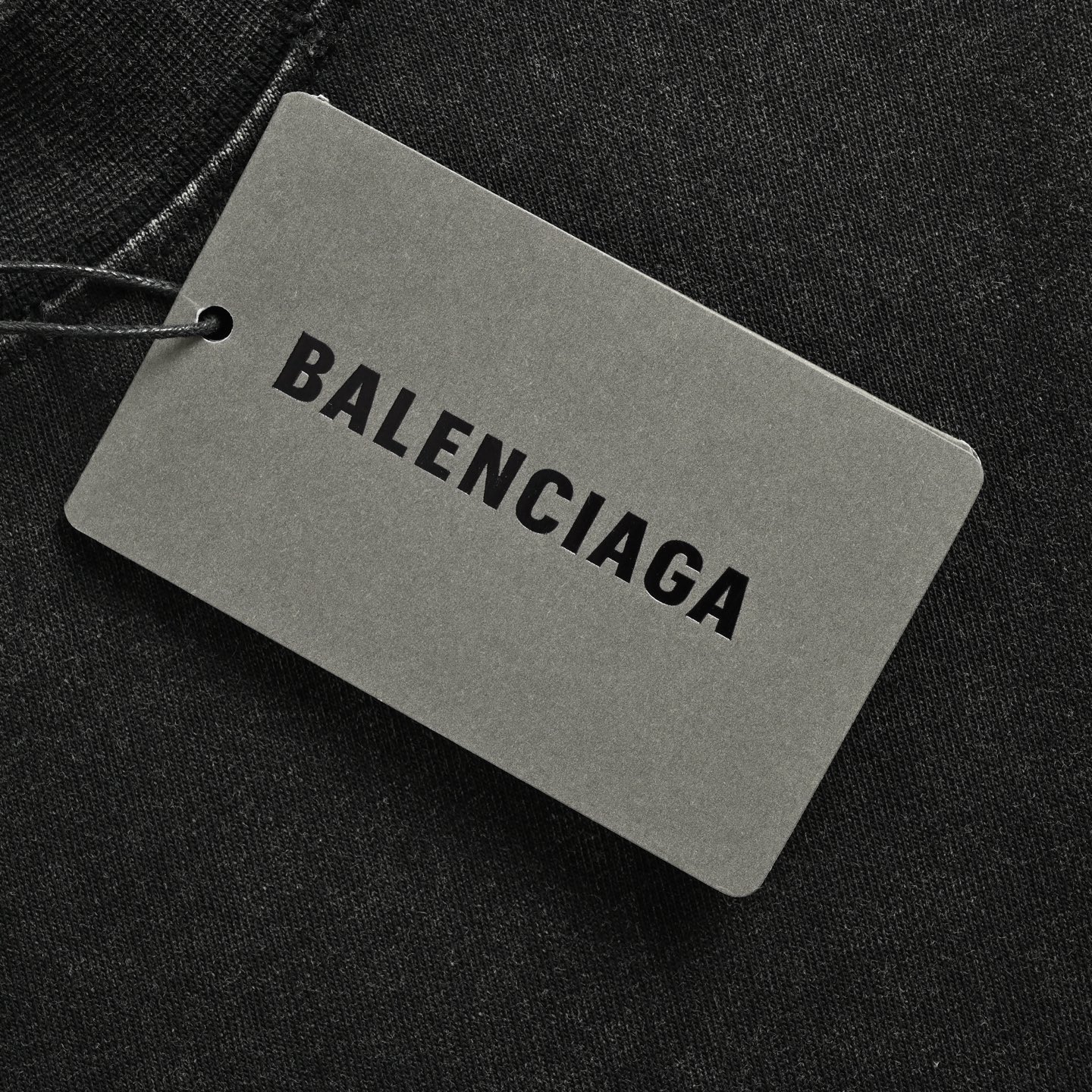 Balenciaga 25ss Valentine's Day limited edition heart letter ripped washed short sleeves
