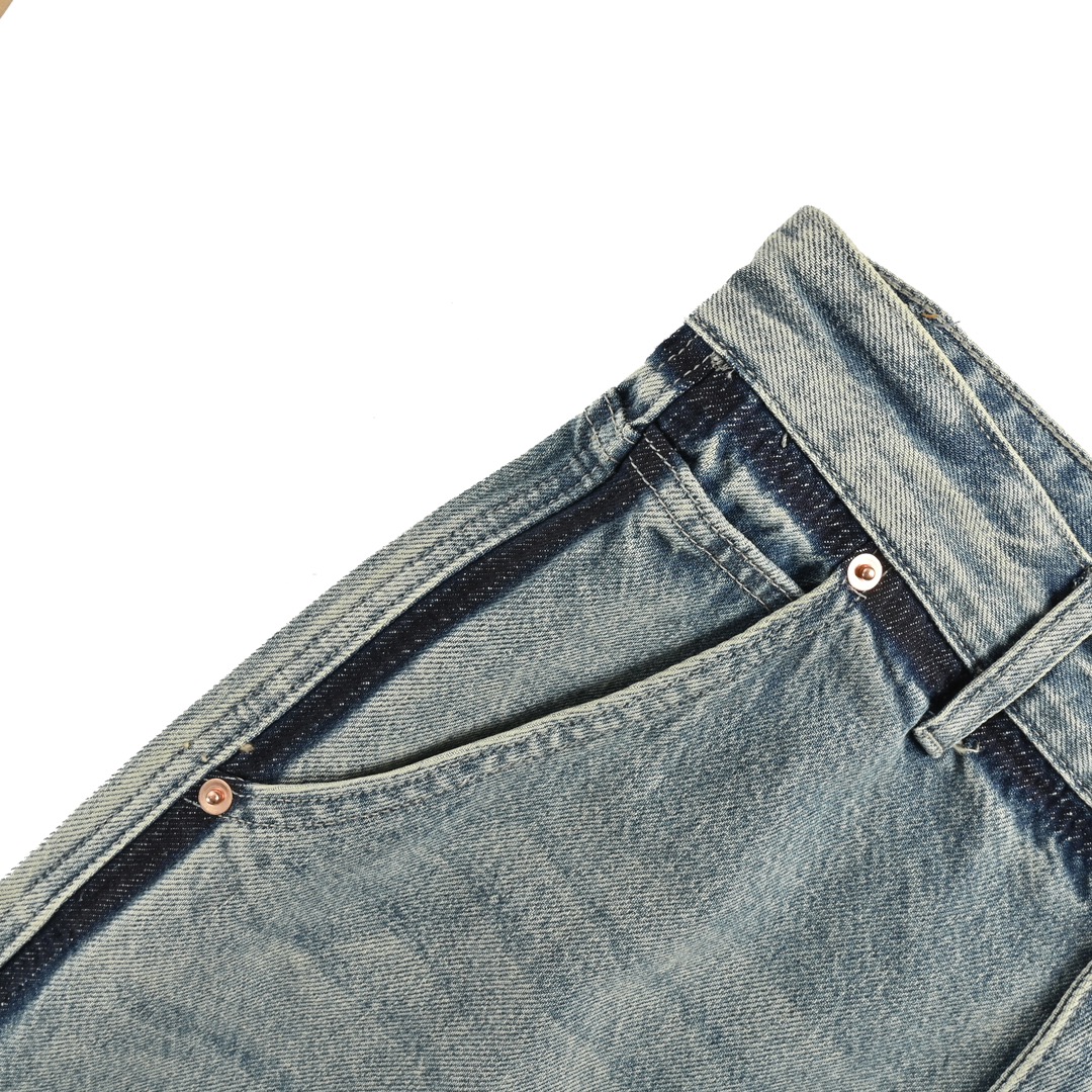 Gucci Side Pocket Faux Hem Jeans