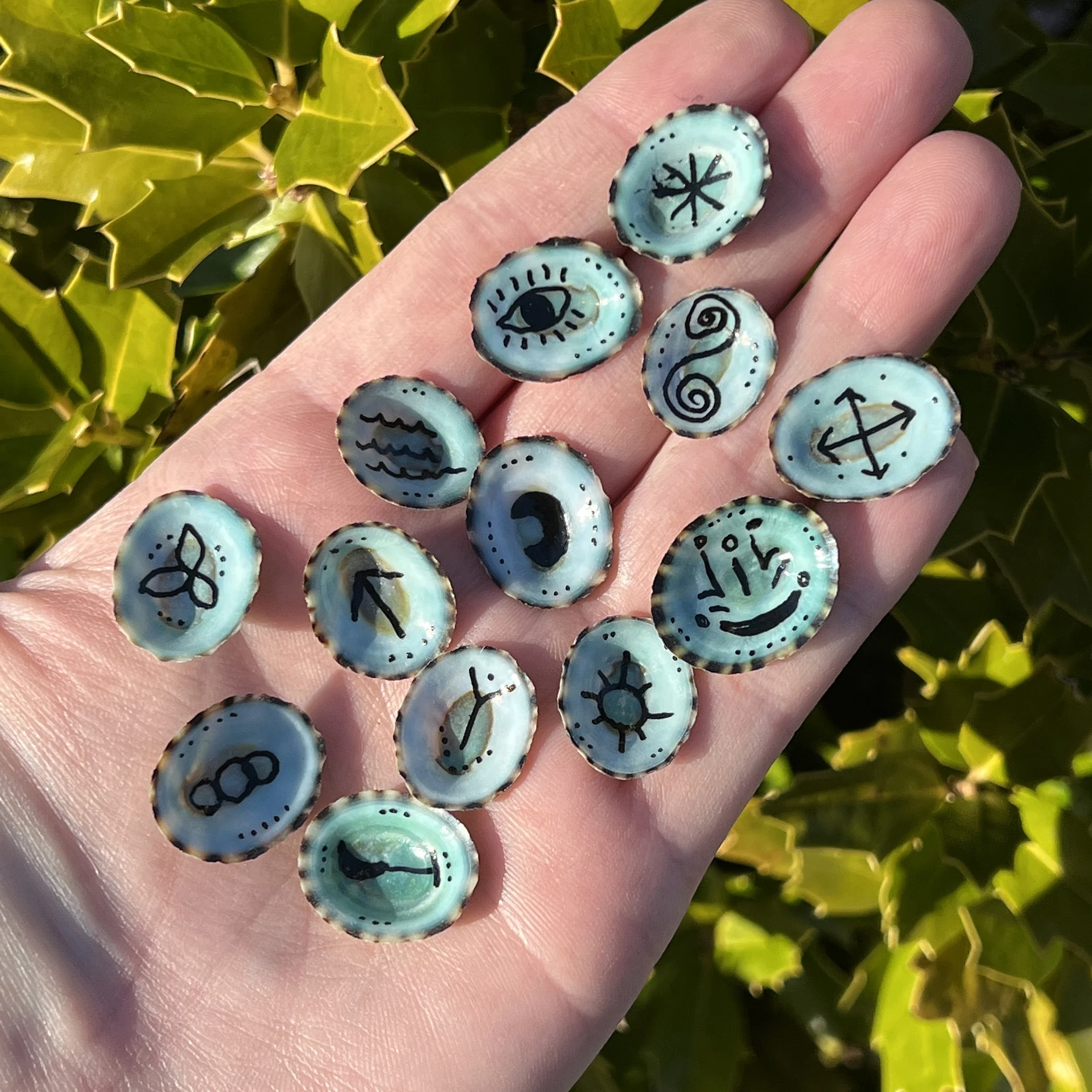 Sea Magick 13 Witches Runes Set