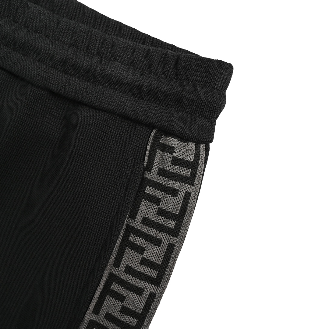Fendi 24Fw small eye embroidery double F ribbon sports suit trousers