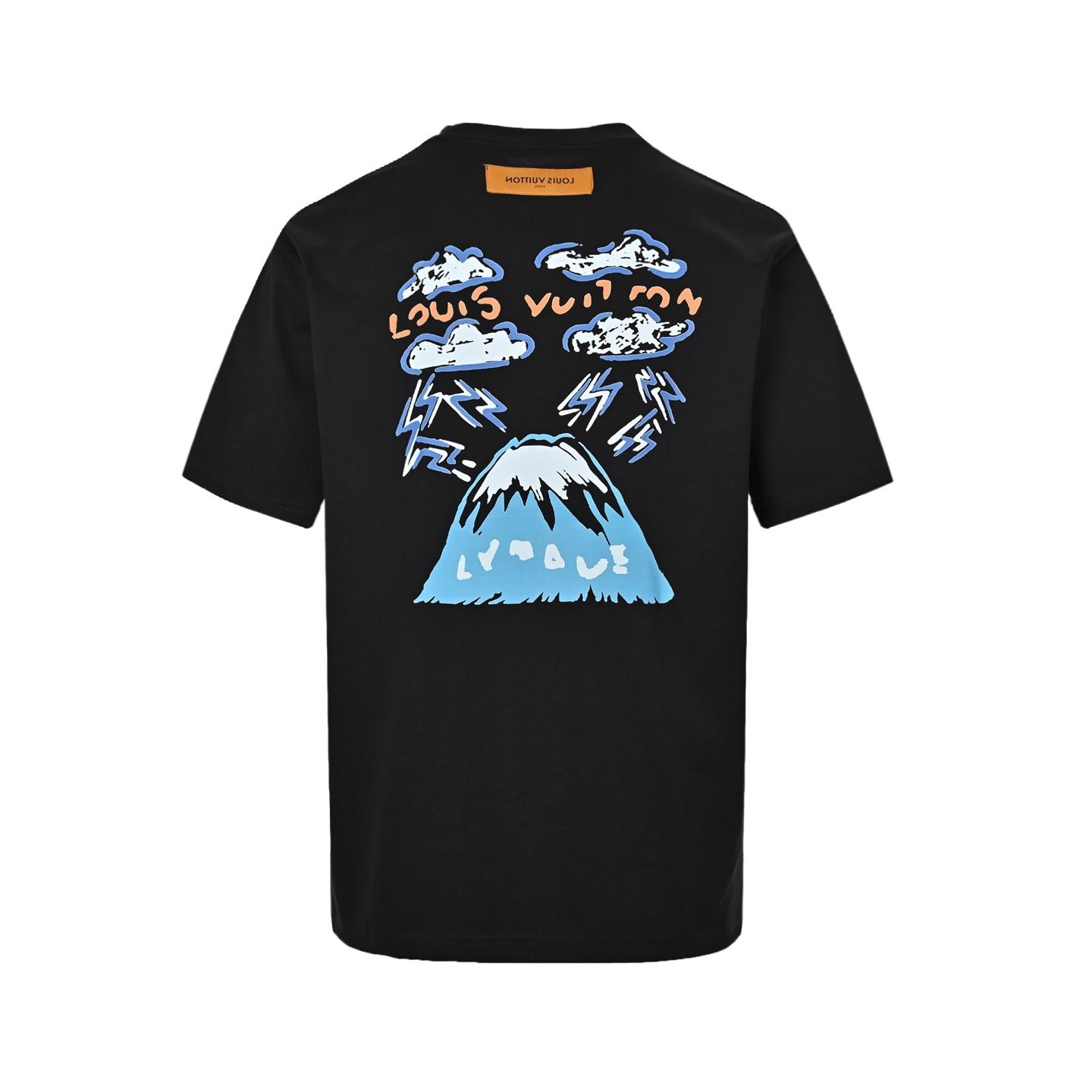 Louis Vuitton 25ss volcano print short sleeve